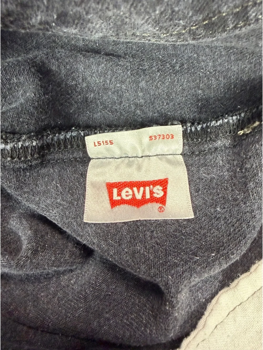 Vintage Straight Leg Levi's 501 Jeans Mens W33 L34 Black Denim Button Fly